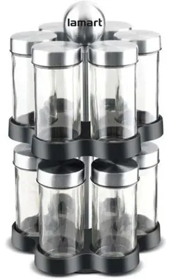 Image de Lamart LT7044 Set de 12 épices en acier