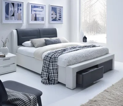 Obrázok produktu pre MOB, Manželská posteľ 140 cm - Casandie (s roštom)