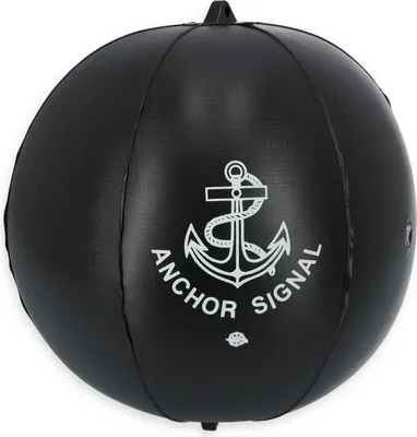 Produktbild von Ankerball 40 cm aufblasbar Segelboot Motorboot Signalball Schwarz