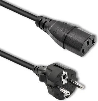 Zdjęcie produktu dla Kabel zasilający Qoltec IEC C13/SCHUKO | 3x0.75mm2 | 1.8m