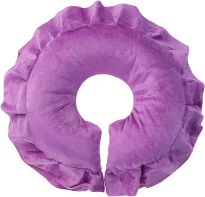 Productafbeelding van Paars kussen voor gezichtsmassage in schoonheidssalon en spa voor ontspanning, met verbetering van ademhaling en slaapkwaliteit