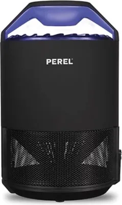 Produktbild von Perel LED-UV Insektenvernichter mit Ventilator, 50 m² Abdeckung, leiser Betrieb, USB-betrieben,