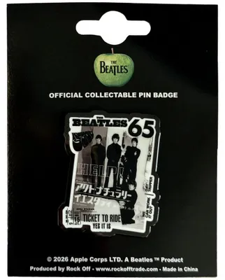 Obrázek produktu pro The Beatles – odznak „1965“, brož RO15504 (jedna velikost) (černobílý)