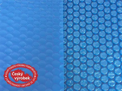 Produktbild von Solarplane oval 5,50 x 3,70 m – Folie 180 Mikrometer blau