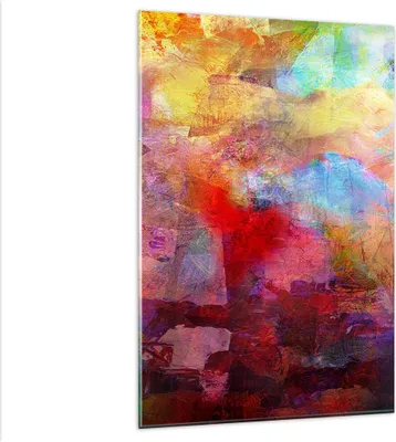 Produktbild von Bilder auf glas - Einteilig - Abstraktion modern - 80x120cm - Glasbilder - Wandbilder - Bilder - zum Aufhängen bereit - Wanddekoration aus Glas - Glas Bilder - Wandbild auf Glas - GPA80x120-3574