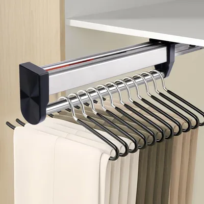 Immagine prodotto di Solidchoice - Barra appendiabiti estraibile, 450 mm