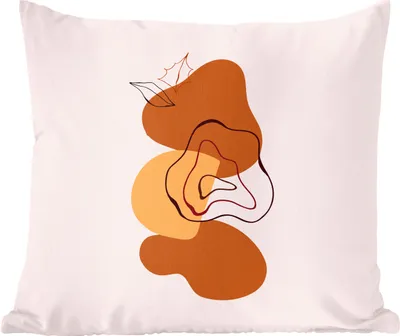 Produktbild von MuchoWow® Zierkissen Sofakissen Wohnzimmer Dekokissen 45x45 cm Winter - Design - Abstrakt - Schlafpolster - Polster für das Sofa