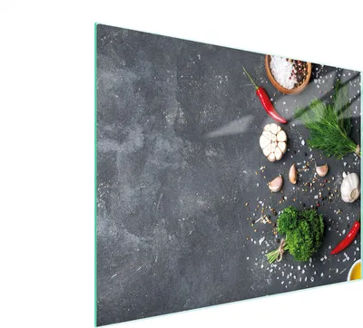 Produktbild von Glasschneidebrett 52x40 schiefer