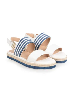Produktbild von Geox Damen Klassische Sandalen D02GFE 04311 C0006 Farbe: Weiß Größe: 37.5