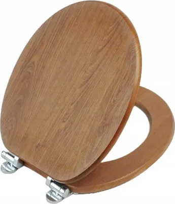 Produktbild von Toilettensitz für WC Soft-Close 37x5,5x49,5cm braun Nergis