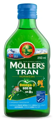 Immagine prodotto di Liquido fruttato norvegese marrone Moller's, 250ml