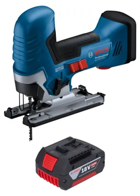 Image de Bosch GST 18V-125 S Professional Scie sauteuse sans fil 18 V 125 mm Brushless + 1x batterie 4,0 Ah - sans chargeur