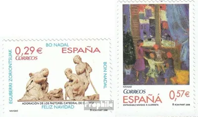 Produktbild von Briefmarken Spanien 2006 Mi 4175-4176 (kompl.Ausg.) postfrisch Weihnachten