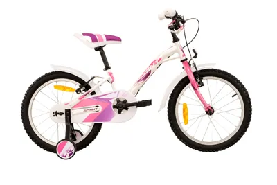 Produktbild von Kinderfahrrad SPRINT ALICE 18", 1 SP, Weiß und Rosa, HARDTAIL