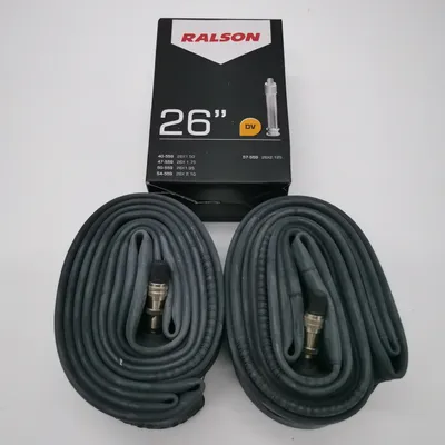 Produktbild von Ralson 2x Schlauch 26 Zoll | DV Ventil | 26 x 1.5/2.125 | 40/57-559 Fahrrad Schläuche MTB Trekking Citybike