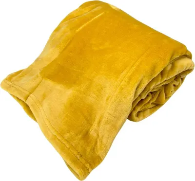 Obrázok produktu pre HOME ELEMENTS Mikroflanelová deka 150 x 200 cm, 220 GSM, žltá