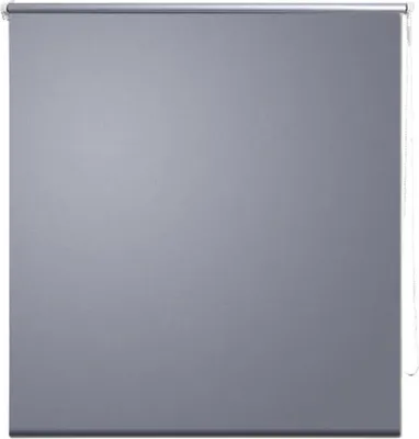 Image de Store enrouleur occultant 44,4 x 100 cm, largeur du tissu 40 cm, gris