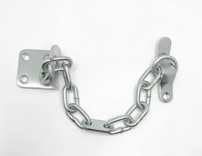Imagen del producto de Cerradura de perfil estrecho, con acabado satinado, para puertas de madera y PVC, sistema de seguridad para puertas