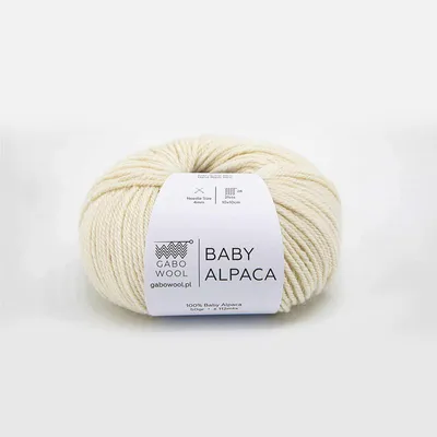 Zdjęcie produktu dla Włóczka Gabo Wool Baby Alpaca 0100 / natura