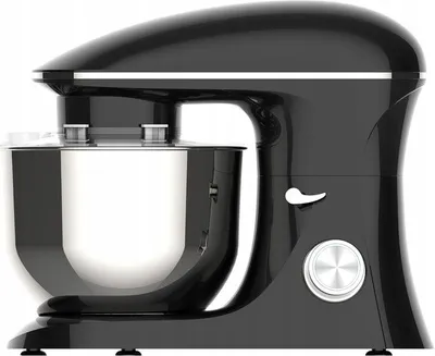 Obrázok produktu pre Výkonný Kúchynský Robot Planetenküchenmaschine 2200 W, Čierny, Misa 6,5 L, 6 Rýchlostí, Čierny