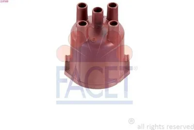 Produktbild von FACET 2.8169 Zündverteiler Verteilerkappe für FIAT 850