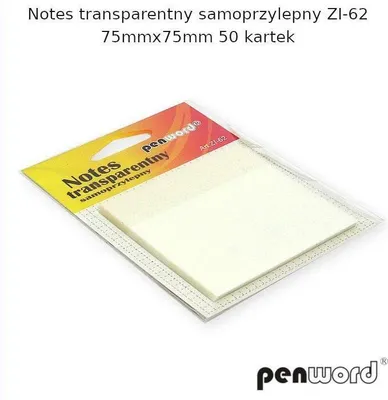 Immagine prodotto di Banconote autoadesive trasparenti 75x75mm 50K