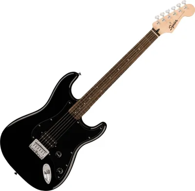 Zdjęcie produktu dla Fender Squier Sonic Stratocaster HT H LRL Black Gitara elektryczna