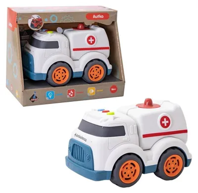 Productafbeelding van Ambulance speelgoed met geluidseffecten voor kinderen vanaf 18 maanden