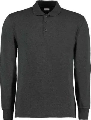 Produktbild von Kustom Kit - Poloshirt für Herren Langärmlig PC6318 (M) (Graphit)