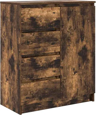 Produktbild von Sideboard mit Schubladen Räuchereiche 71x35x84 cm Holzwerkstoff