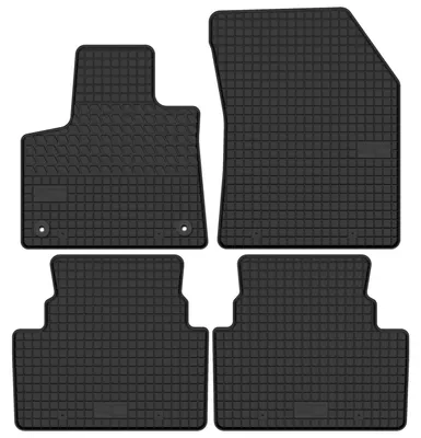 Produktbild von Gummi-Fußmatten für Citroen C5 Aircross 2019- (Crossover) – 4-tlg, Schwarz, passgenau – Wielganizator SolidTread