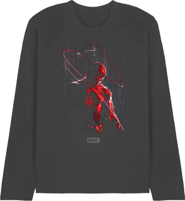 Obrázek produktu pro Daredevil - Tričko pro muže/dámy Uni, dlouhý rukáv TV28627 (M) (Charcoal)