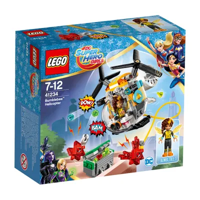 Produktbild von LEGO® DC Super Hero Girls™ Bumblebees™ Hubschrauber 41234