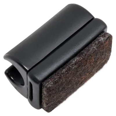Klemgleiter mit Filz Ø 9-10 mm, schwarz, 32 Stück