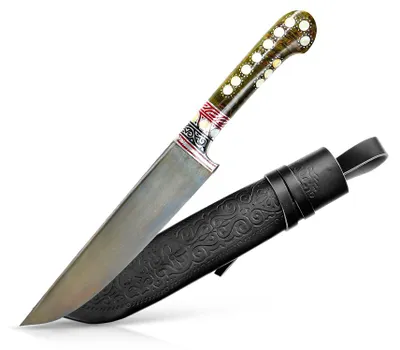 Produktbild von Usbekischer Messer – Pchak, 31 cm Kochmesser Handarbeit Küchenmesser