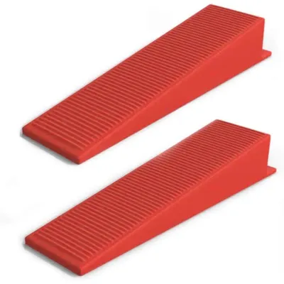 Produktbild von Fliesennivelliersystem 100 Keile für 3-16 mm Fliesenstärke, Keilgröße 19x86 mm