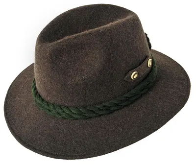 Produktbild von Faustmann Herren Trachtenhut Hirschhorn braun 55