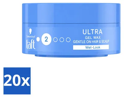 Produktbild von 20 x Taft Ultra Gel Wax - Wetlook - 75 ml - Vorteilspackung - 20 Stücke