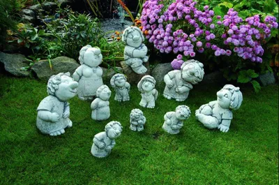 Produktbild von Garten Dekoration Deko Statue Skulptur Figuren Skulpturen Designer Figur 451