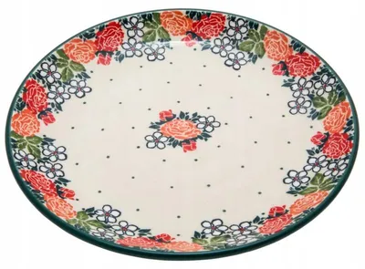 Produktbild von Ceramika Artystyczna Bolesławiec Dessertteller handgefertigt 20 cm