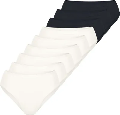 Produktbild von sloggi 9er Pack GO Daily Baumwolle Tai Slip Moderne Tai Slips für perfekten Tragekomfort, Elastisches Material sorgt für optimale Bewegungsfreiheit, Elegantes Taillenband für einen stilvollen Look offwhite XL