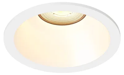 Produktbild von Ledvion LED Einbaustrahler Rund Weiss GU10 Fassung 3W Warmweiss dimmbar