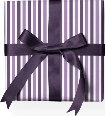 Produktbild von Stilvolles Geschenkpapier: modernes Streifen, lila - G22112, 32 x 48cm