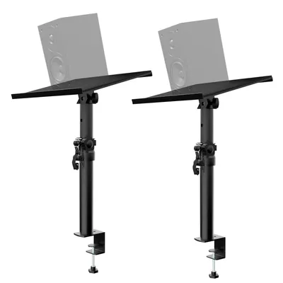 Produktbild von Monitorhalterung für 2 Monitore 17-32 Zoll, vertikaler Dual Monitorständer mit 80,3 cm Stange, VESA 75x75/100x100, schwenkbar