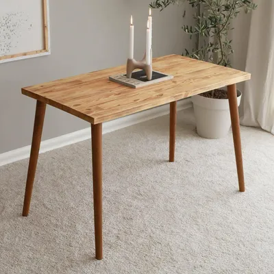 Produktbild von Schreibtisch Dlojacon, Mehrzweckschreibtisch, Bürotisch für PC, Eckschreibtisch, 110x60h73 cm, Eiche