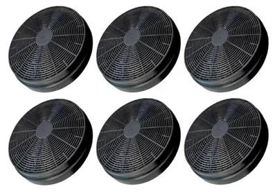 Produktbild von 6x Trade-Shop Aktivkohle-Filter 175mm x 35mm kompatibel mit mit KKT Kolbe K122 K606, Schneider CF110 K10001 4016572013856, Bomann 256100 KF561 256300