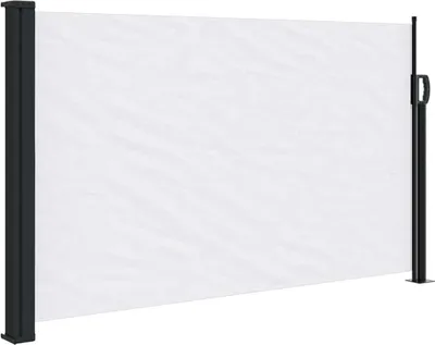 Obrázek produktu pro vidaXL Boční výsuvná markýza bílá 120x600 cm