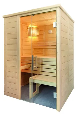 Produktbild von Harvia Alaska Mini Massivsauna aus Fichte Saunakabine ca. 160x110x204 cm