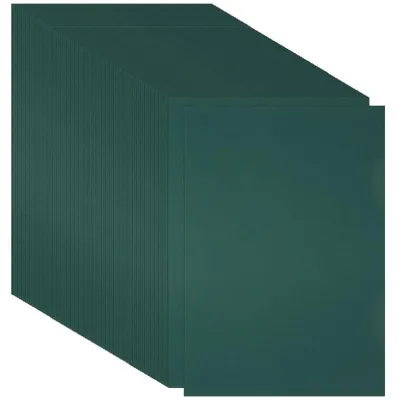 Imagen del producto de 120 hojas de cartulina A4 de color verde oscuro para proyectos creativos