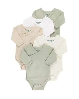 Produktbild von kindsgard Wickelbody trunder 5er-Pack kurzarm beige